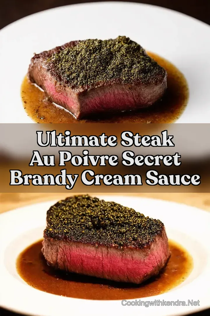 Ultimate Steak Au Poivre Secret Brandy Cream Sauce