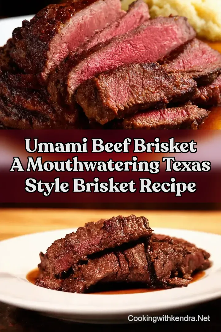 Umami Beef Brisket A Mouthwatering Texas Style Brisket Recipe : PIN FOR LATER Umami Beef Brisket A Mouthwatering Texas Style Brisket Recipe