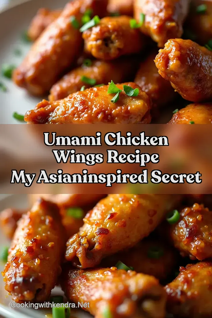 Umami Chicken Wings Recipe My AsianInspired Secret