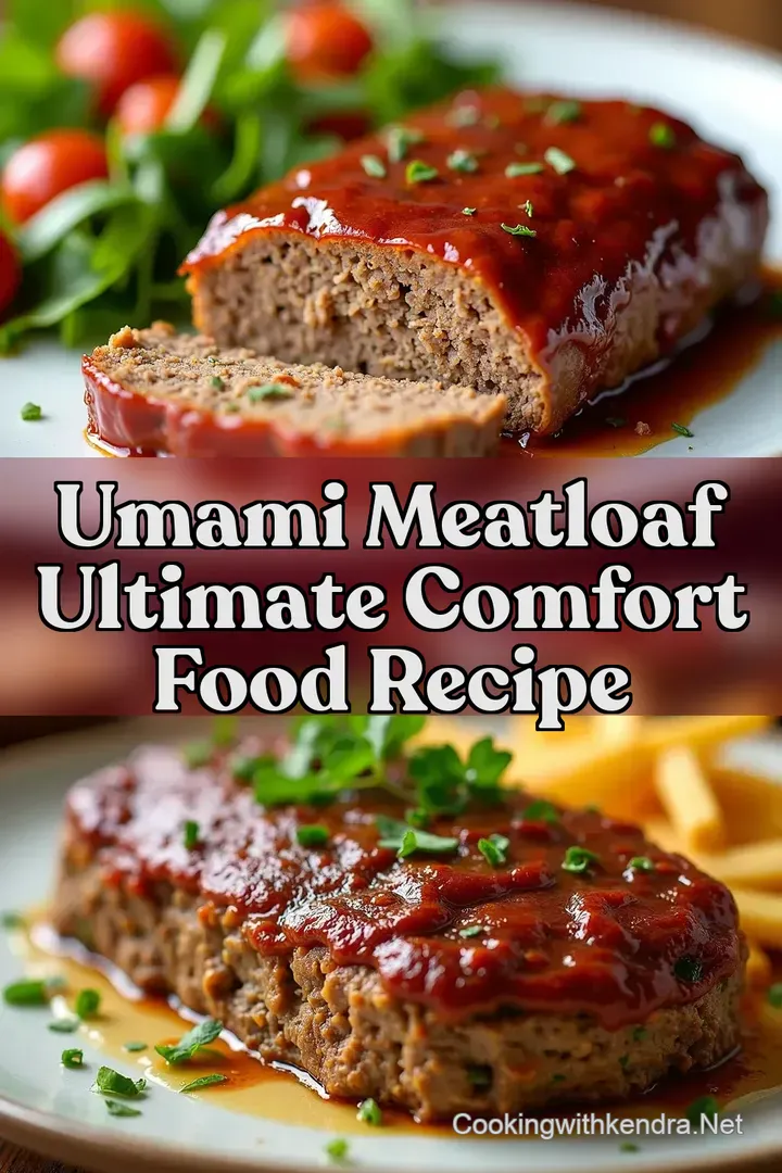 Umami meatloaf Ultimate Comfort Food Recipe