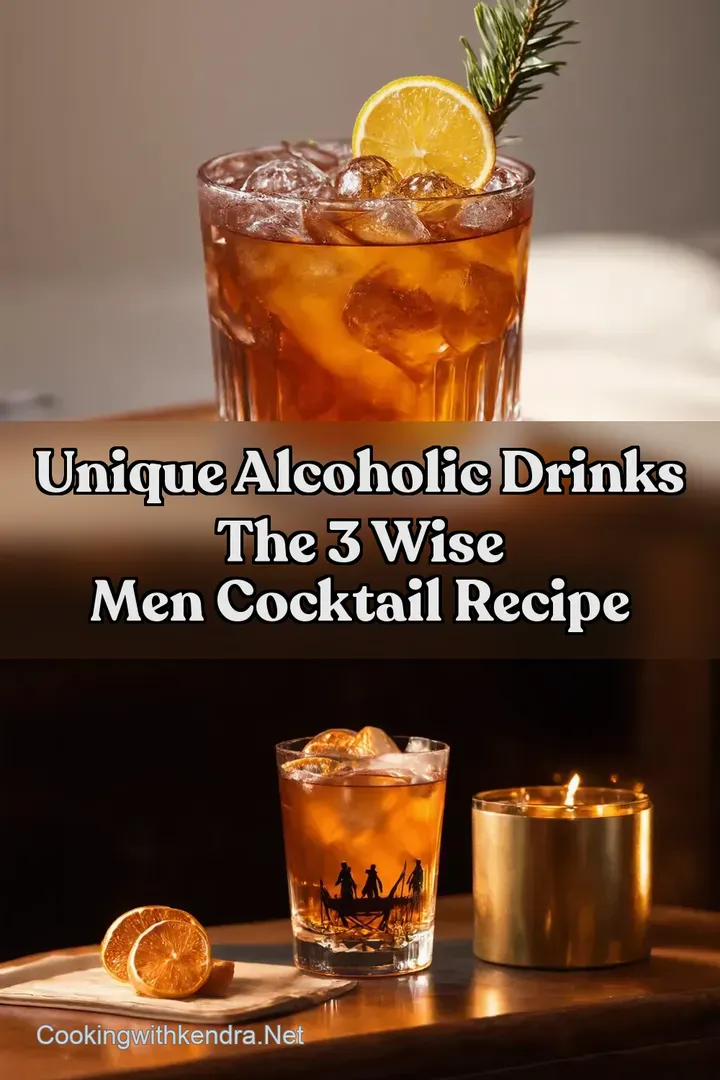 Unique Alcoholic Drinks The 3 Wise Men Cocktail Recipe