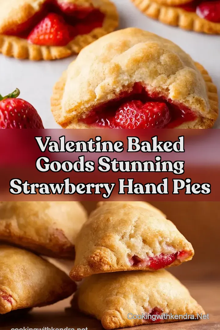 Valentine Baked Goods Stunning Strawberry Hand Pies
