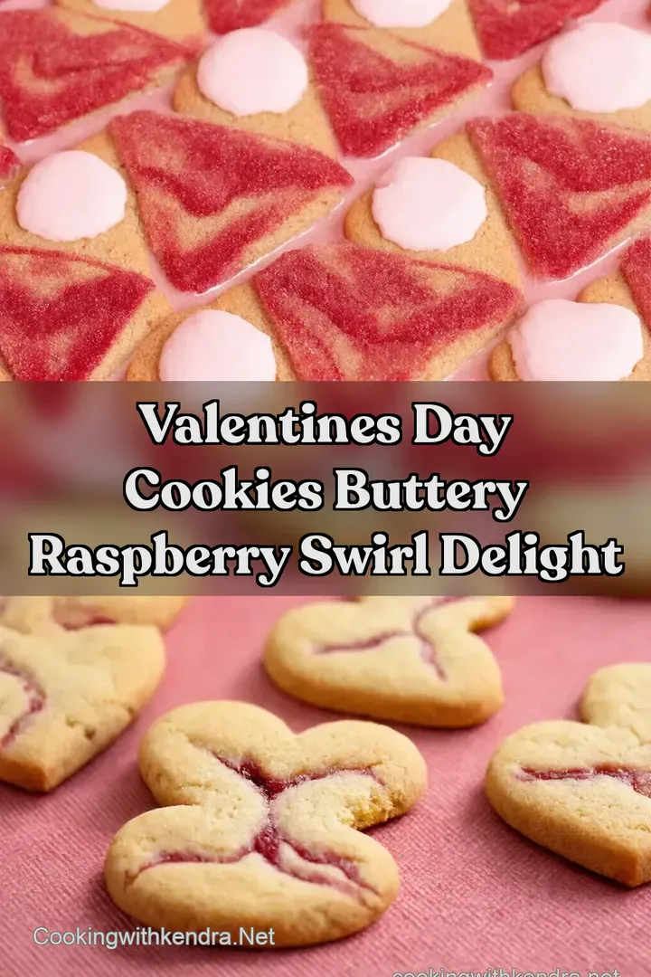 Valentines Day Cookies Buttery Raspberry Swirl Delight