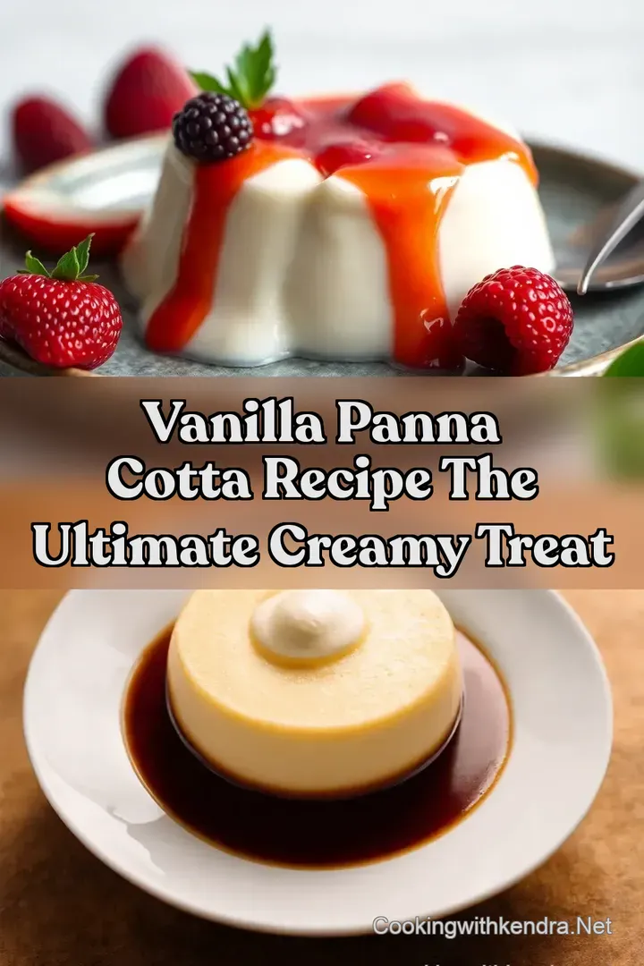 Vanilla Panna Cotta Recipe The Ultimate Creamy Treat