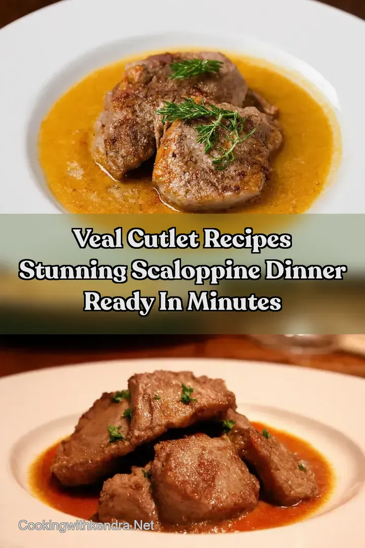 Veal Cutlet Recipes Stunning Scaloppine Dinner Ready in Minutes : PIN FOR LATER Veal Cutlet Recipes Stunning Scaloppine Dinner Ready in Minutes