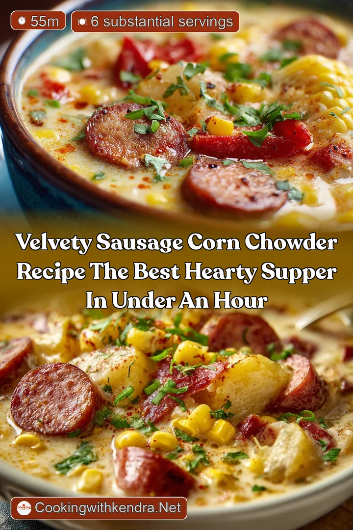 Velvety Sausage Corn Chowder Recipe The Best Hearty Supper in Under an Hour