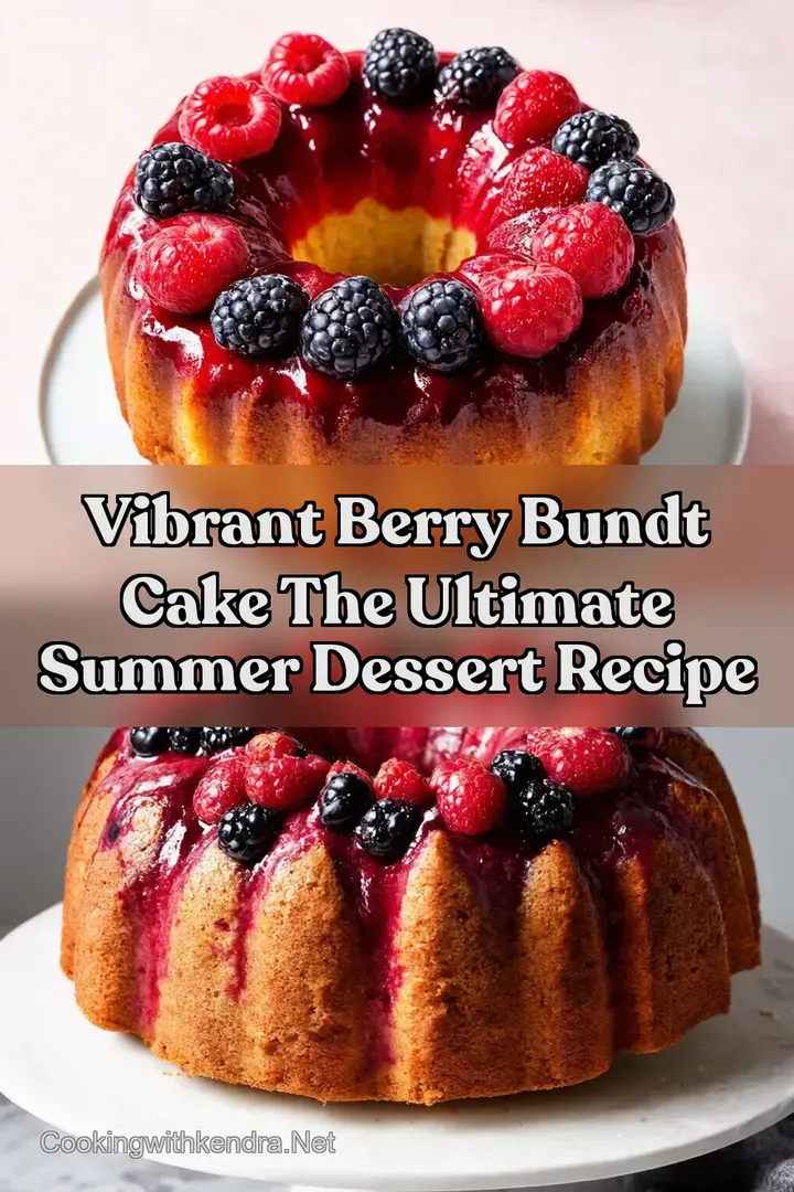 Vibrant Berry Bundt Cake The Ultimate Summer Dessert Recipe