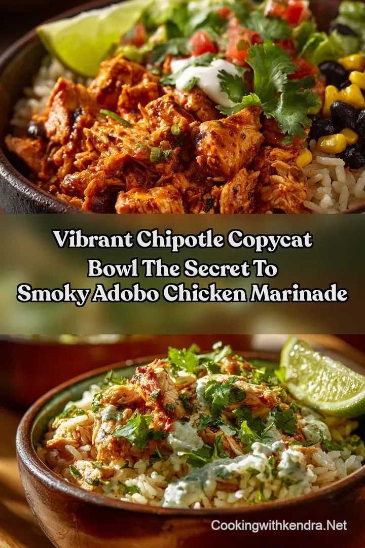 Vibrant Chipotle Copycat Bowl The Secret to Smoky Adobo Chicken Marinade