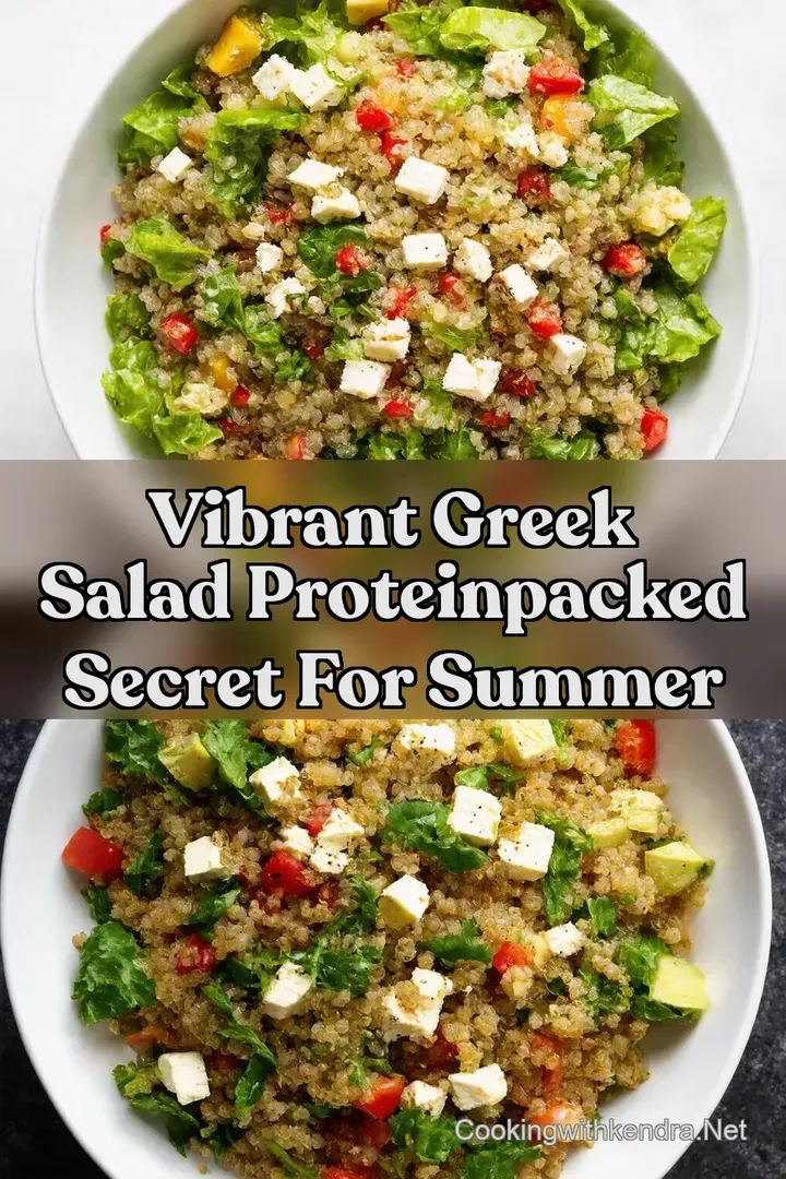 Vibrant Greek Salad ProteinPacked Secret For Summer