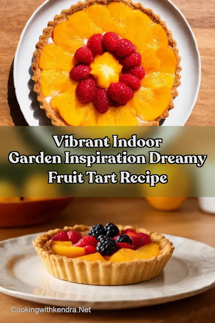 Vibrant Indoor Garden Inspiration Dreamy Fruit Tart Recipe