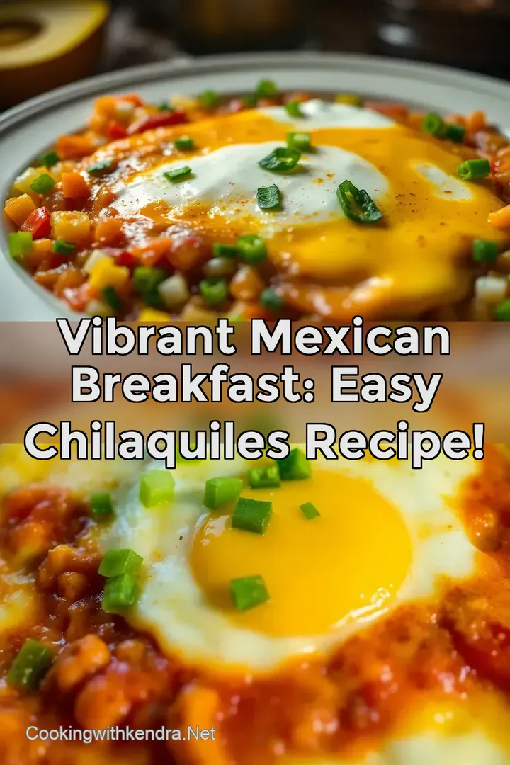 Vibrant Mexican Breakfast: Easy Chilaquiles Recipe!
