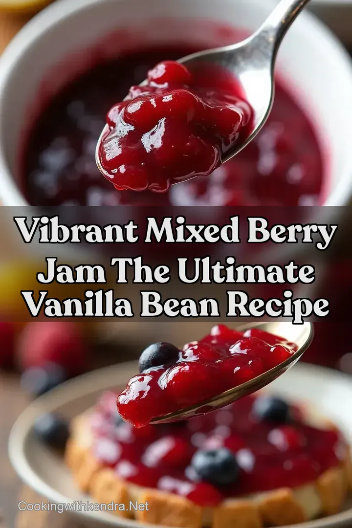 Vibrant Mixed Berry Jam The Ultimate Vanilla Bean Recipe