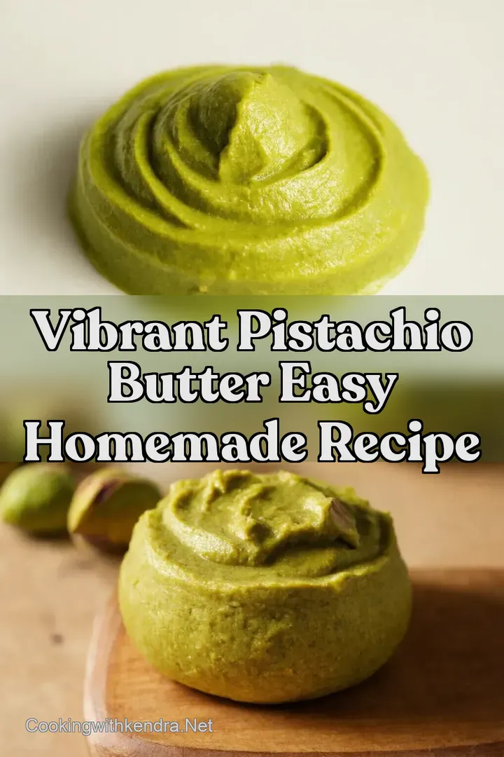 Vibrant Pistachio Butter Easy Homemade Recipe