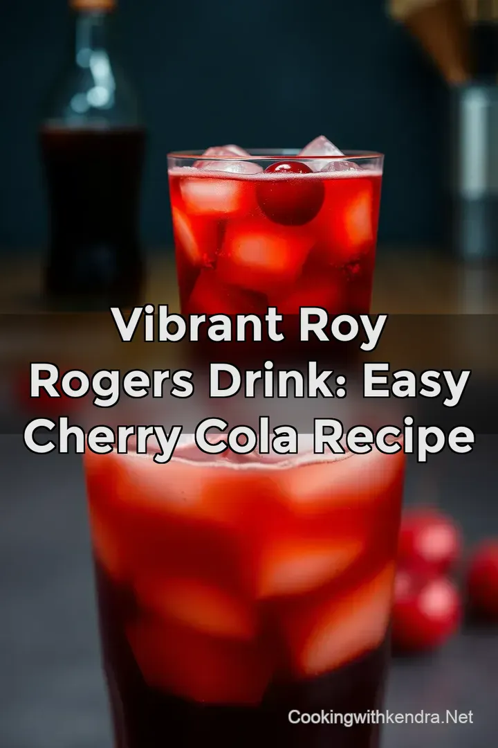 Vibrant Roy Rogers Drink: Easy Cherry Cola Recipe