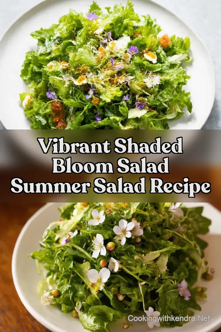 Vibrant Shaded Bloom Salad Summer Salad Recipe