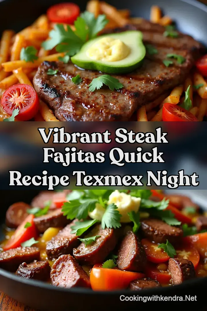 Vibrant Steak Fajitas Quick Recipe TexMex Night