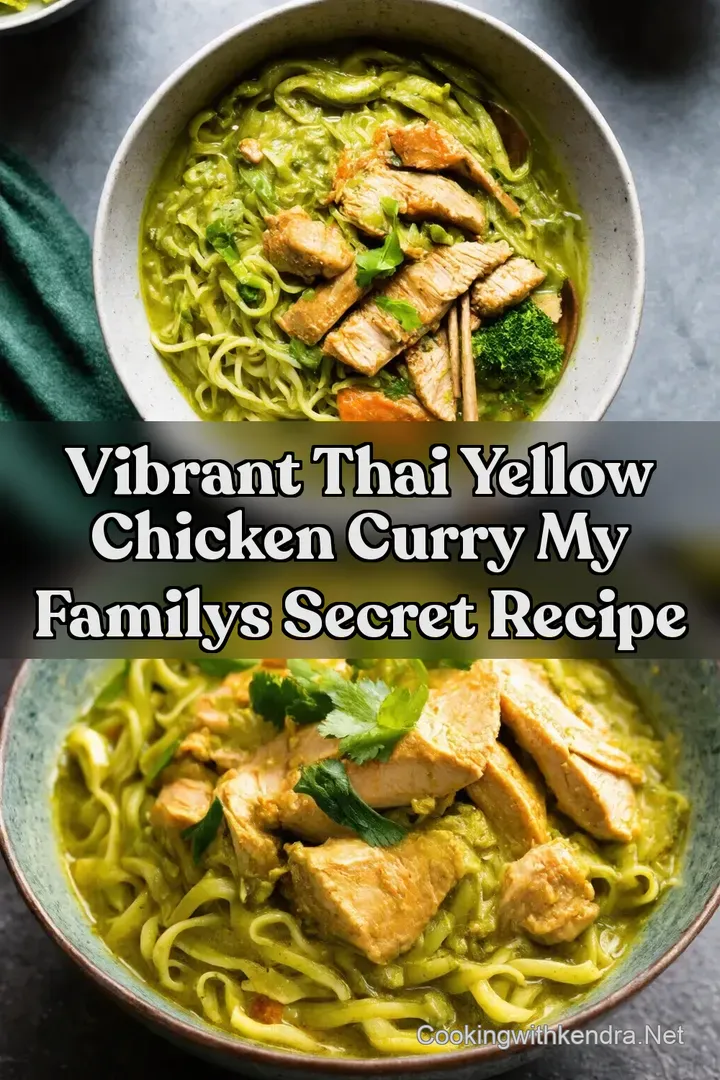 Vibrant Thai Yellow Chicken Curry My Familys Secret Recipe : PIN FOR LATER Vibrant Thai Yellow Chicken Curry My Familys Secret Recipe