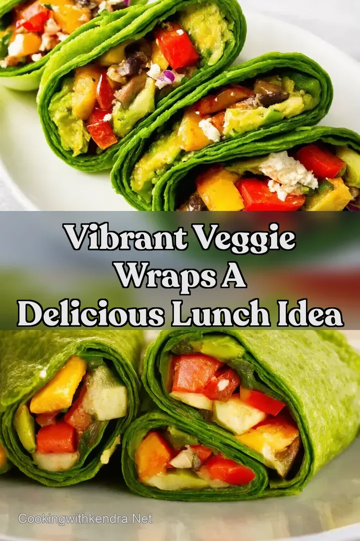 Vibrant Veggie Wraps A Delicious Lunch Idea