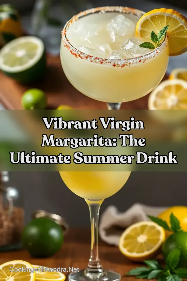 Vibrant Virgin Margarita: The Ultimate Summer Drink