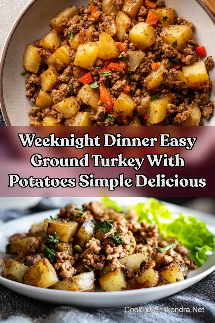 Weeknight Dinner Easy Ground Turkey With Potatoes Simple Delicious