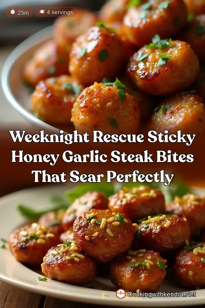Weeknight Rescue Sticky Honey Garlic Steak Bites That Sear Perfectly