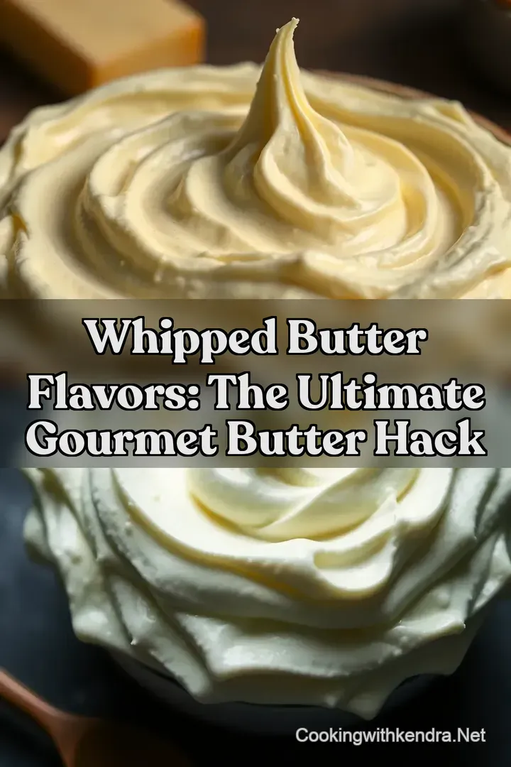 Whipped Butter Flavors: The Ultimate Gourmet Butter Hack