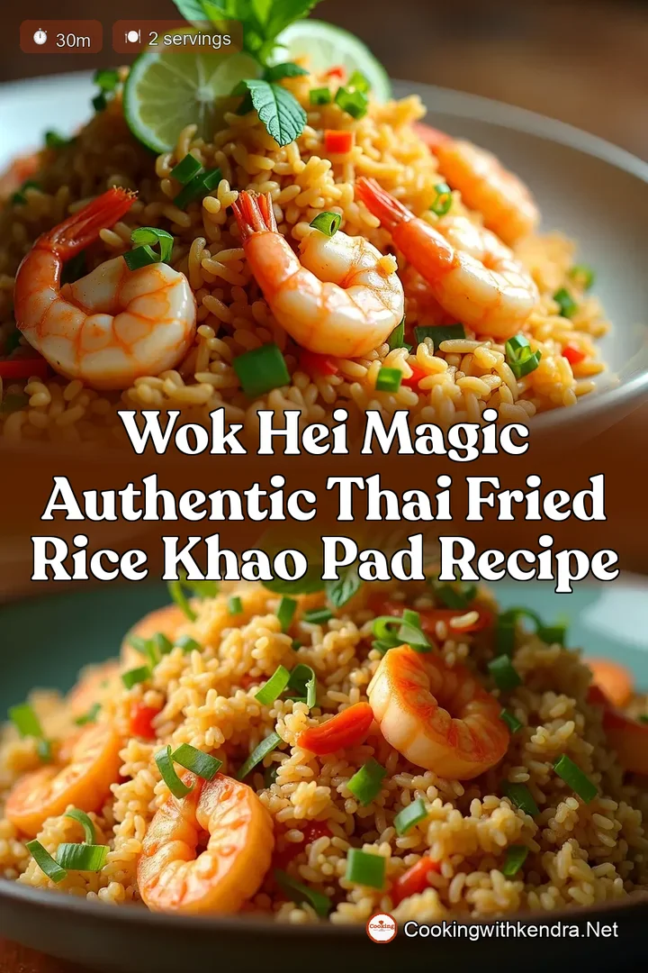 Wok Hei Magic Authentic Thai Fried Rice Khao Pad Recipe