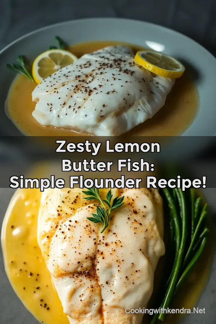 Zesty Lemon Butter Fish: Simple Flounder Recipe!