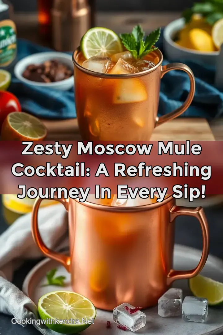Zesty Moscow Mule Cocktail: A Refreshing Journey in Every Sip!
