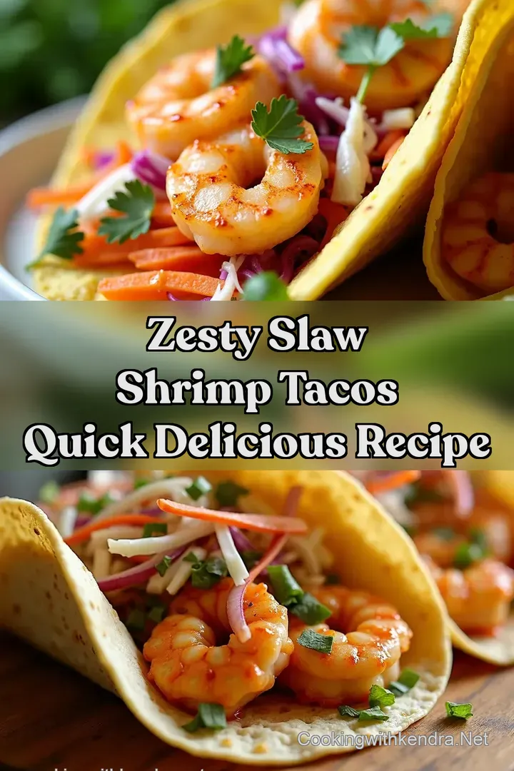 Zesty Slaw Shrimp Tacos Quick Delicious Recipe