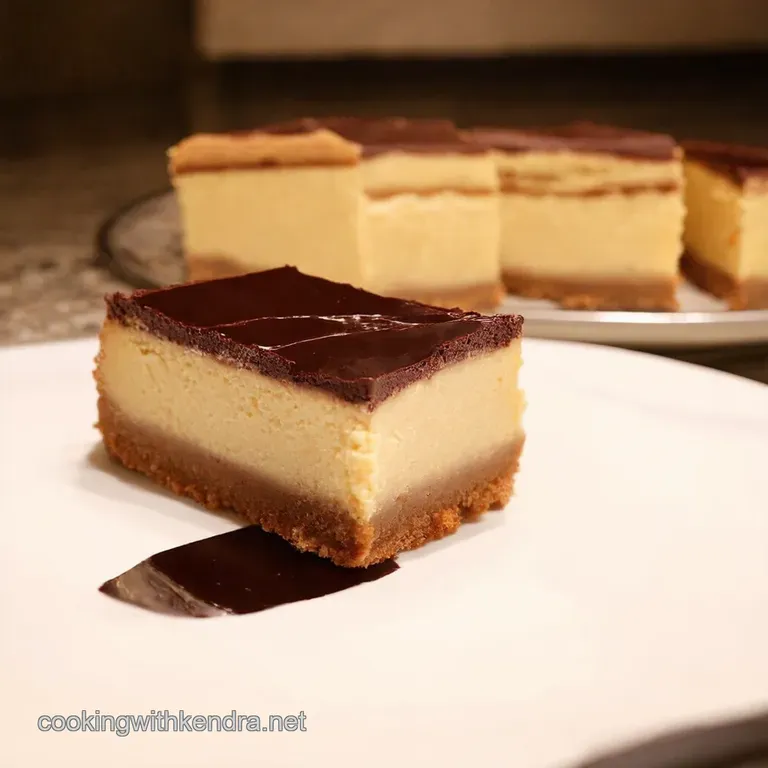 100 Grand Bar Cheesecake Squares presentation