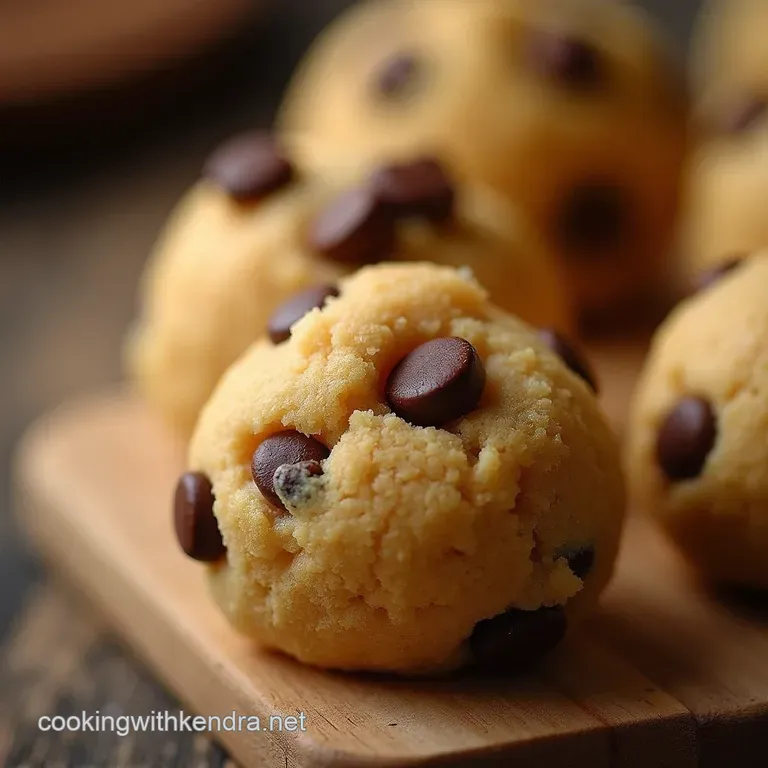 The Ultimate Edible Cookie Dough Base Classic Chocolate Chip Zesty Lemon Poppy Seed and Brown Butter Toffee presentation