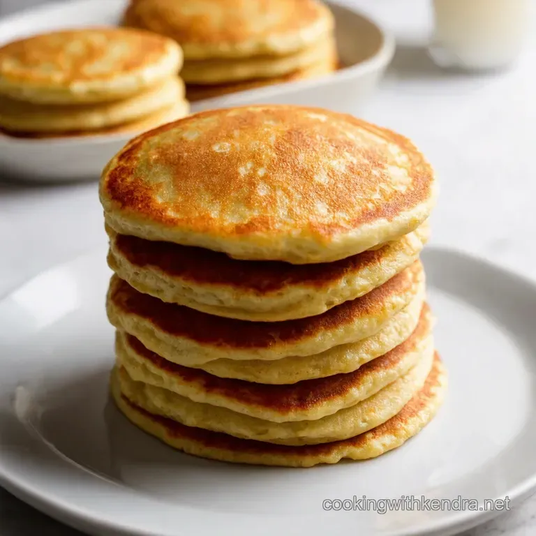 3Ingredient Cottage Cheese Pancakes presentation