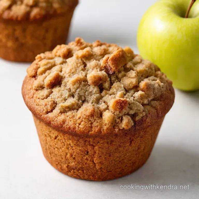 Absolutely Scrumptious Spiced Apple Crumble Muffins