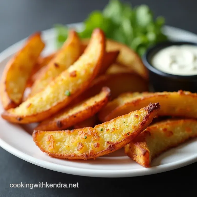 Air Fryer Gold Super Crispy Potato Wedges No Deep Fryer Needed