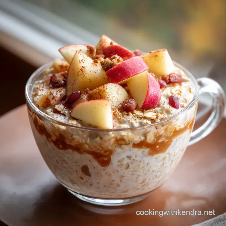 Apple Pie Overnight Oats: Bake-Off Inspired Breakfast