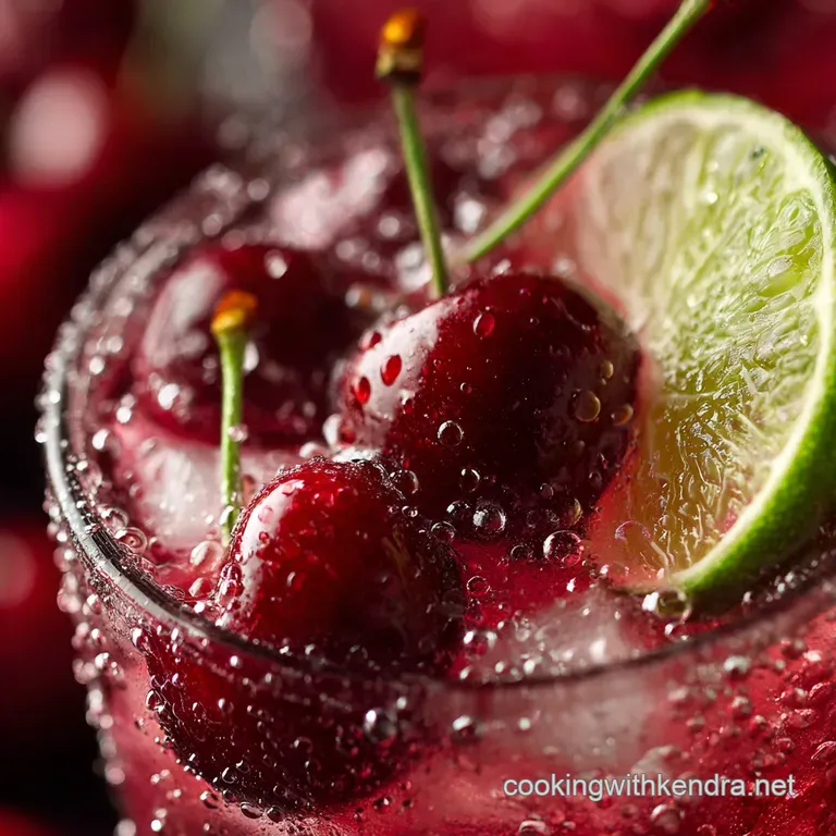 Artisanal Cherry Limeade Concentrate The Ultimate Summer ThirstQuencher