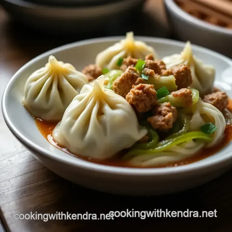 Auntie Mei s Famous Pork and Cabbage Jiao Zi presentation
