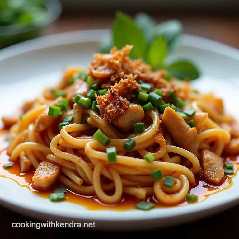The Real Deal Zesty Chicken Pad Thai with Tamarind Crispy Shallots