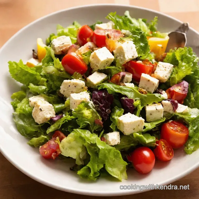 Authentic Greek Salad Horiatiki Salata presentation