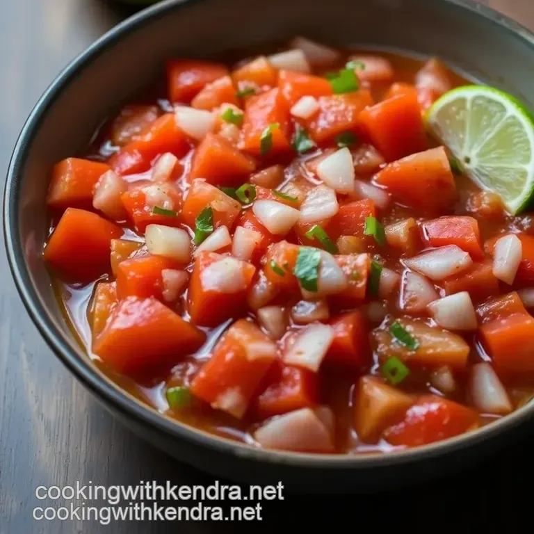 Authentic Salsa Ranchera: A Flavorful Mexican Condiment presentation
