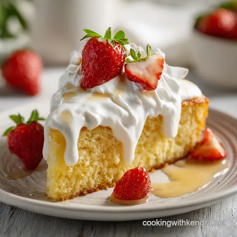 Tres Leches Cake Recipe: Milk Soaked Dessert