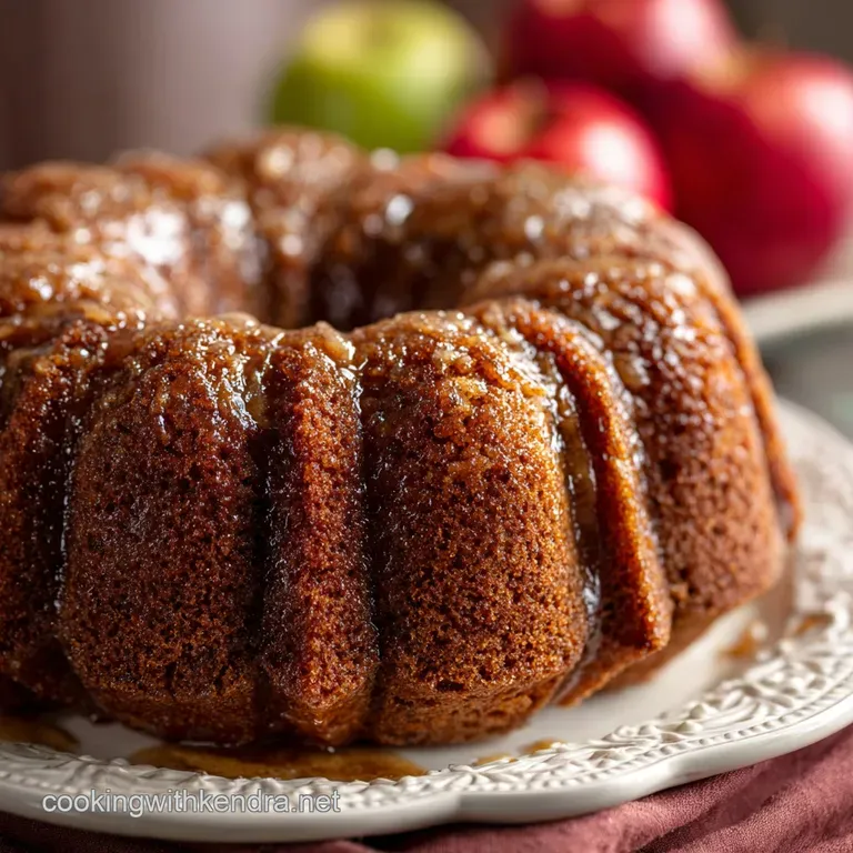 The Glorious Autumn Spice Apple Bundt Cake Moist Simple presentation