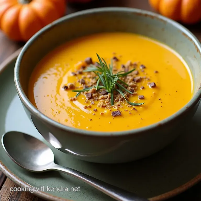 Autumns Embrace Creamy Squash Pumpkin Soup