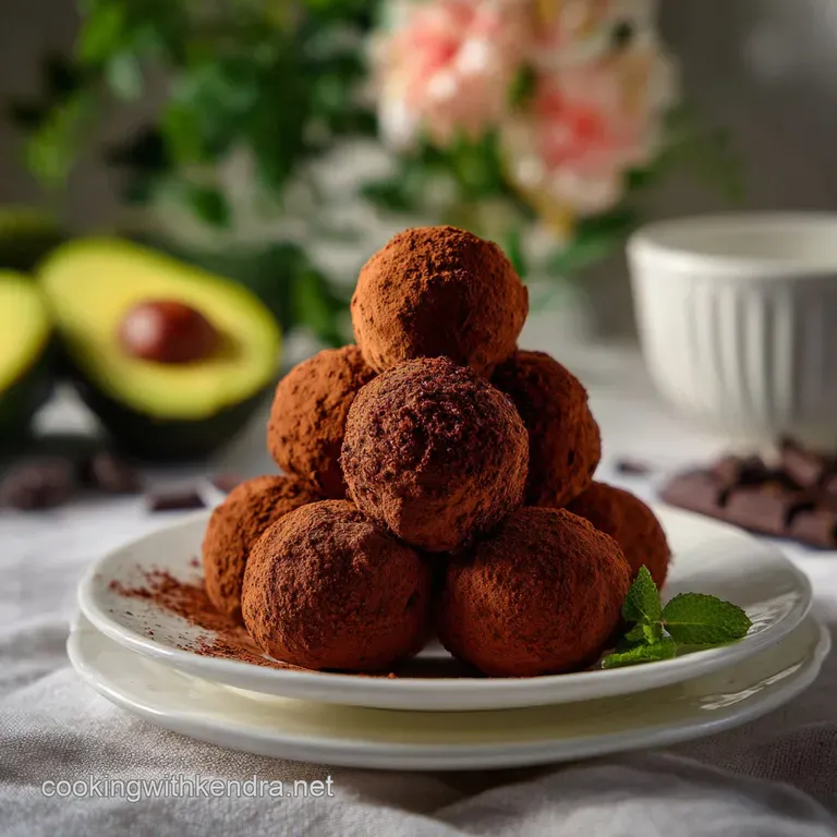 Healthy Avocado Cacao Truffles Easy Vegan: Rich & Ready