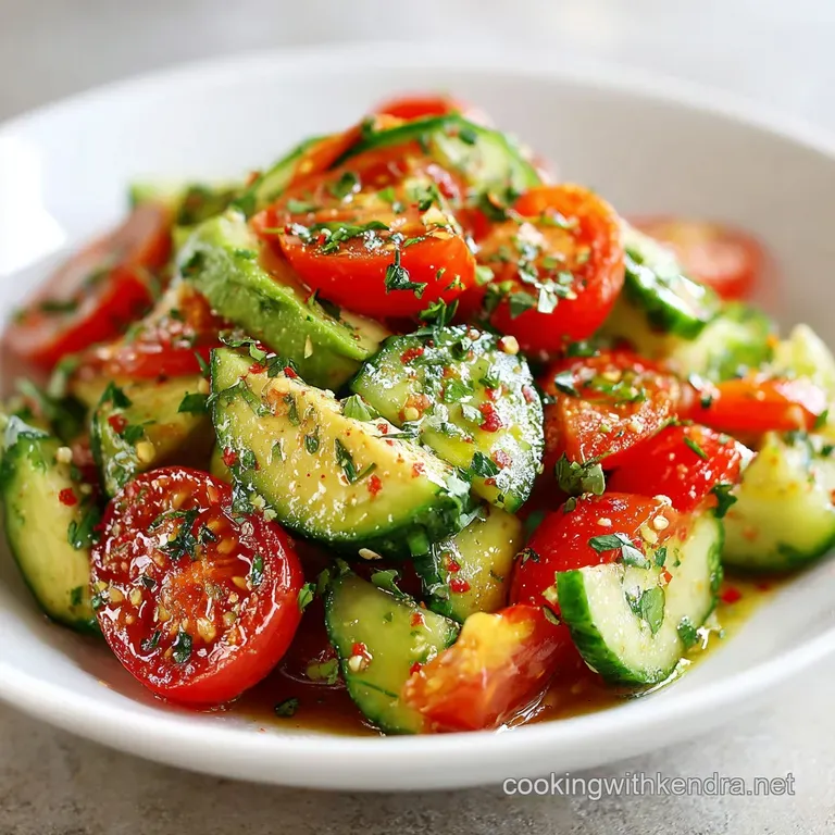 Avocado Tomato Cucumber Salad: The Ultimate 15-Minute Summer Crunch