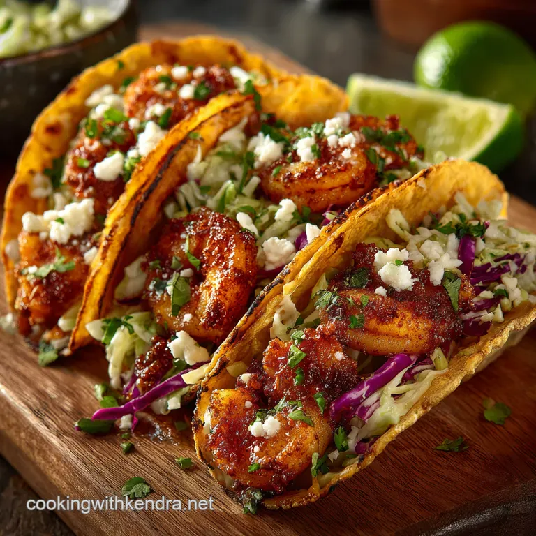 Baja Shrimp Tacos with a Zesty Lime Slaw
