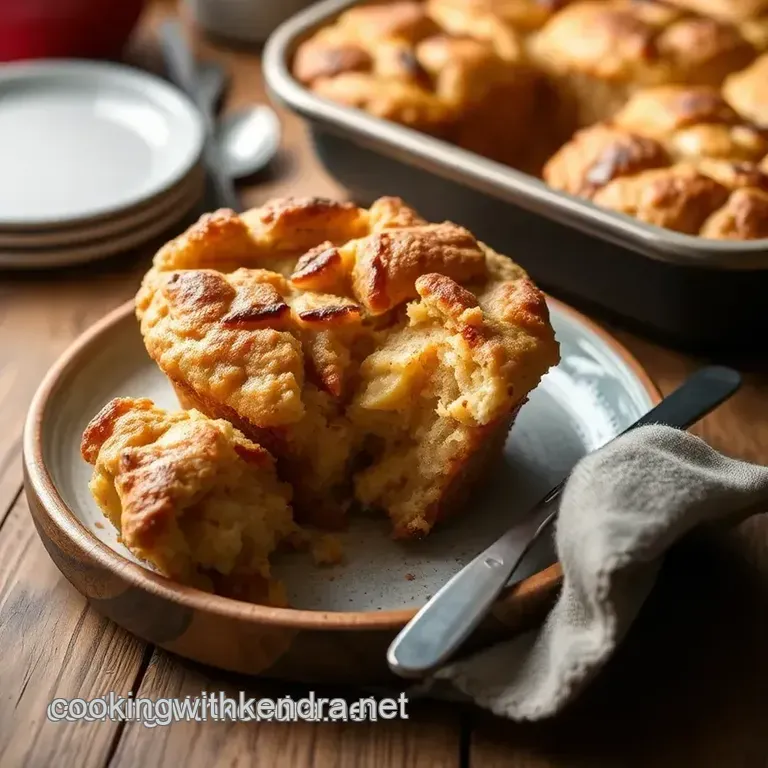 Quick & Cozy Bake Apple Muffinaroon Cobbler presentation