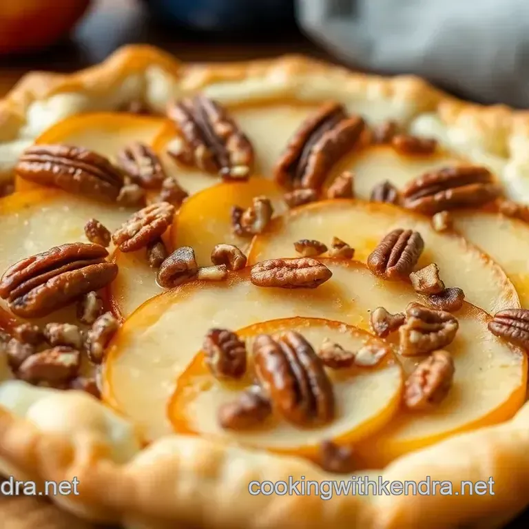 Delightful Apple Pecan Tart with Flaky Puff Pastry