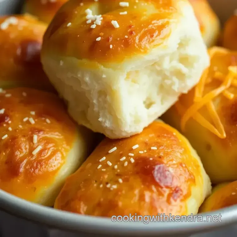 Warm & Cheesy Comfort Rolls presentation